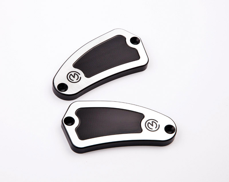 Motocorse Billet Brake & Clutch Reservoir Caps For Nissin Master Cylinders On MV Agusta Models
